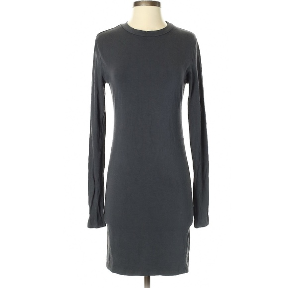 Claridge + King Dresses Claridge King Gray Long Sleeve Sweater